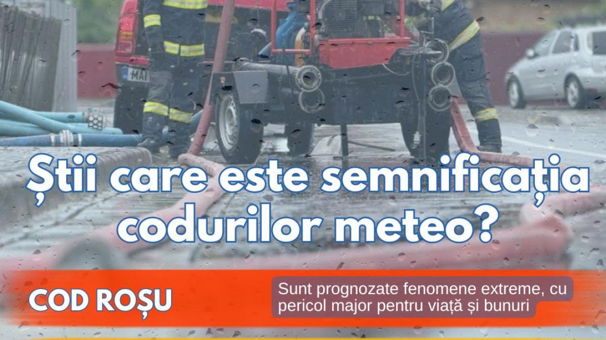 Avertizări meteorologice în România: De la cod galben la cod roșu și riscurile asociate