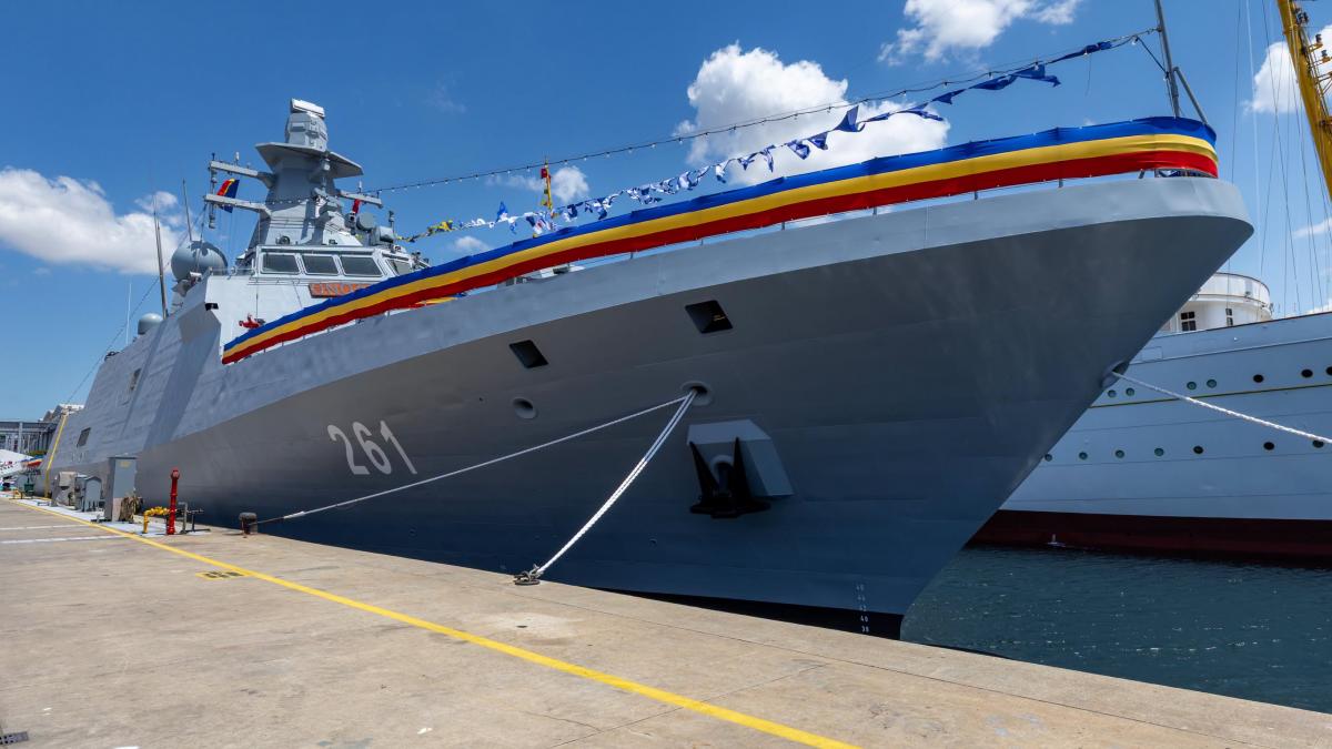 România își întărește flota militară: O privire detaliată asupra corvetei „Contraamiral August Roman”