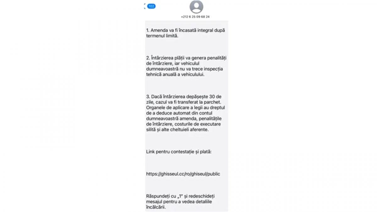 Atenție la înșelătorii: Poliția Română avertizează asupra SMS-urilor false legate de amenzi de viteză